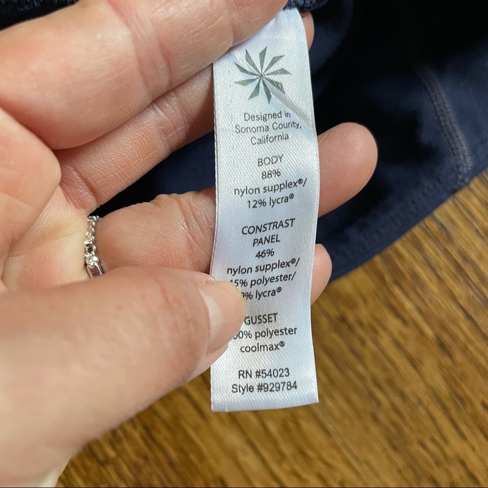 Athleta Navy Plie Leggings - Picture 5 of 7